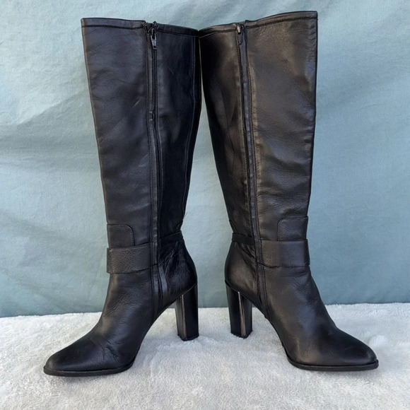 EUC ANTONIO MELANI Black Percy Boots Size 8 - Picture 2 of 7